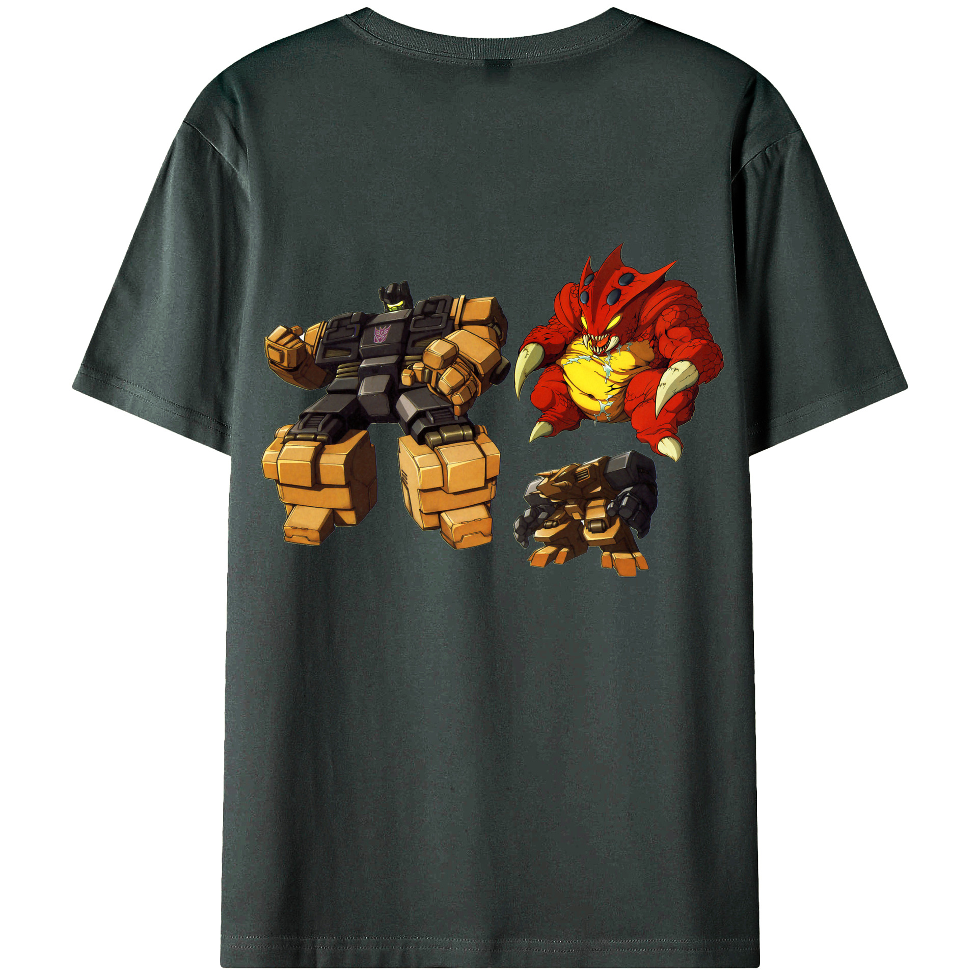 （画像用）  綿100％ メンズ半袖Tシャツ（バックプリント） 通気性